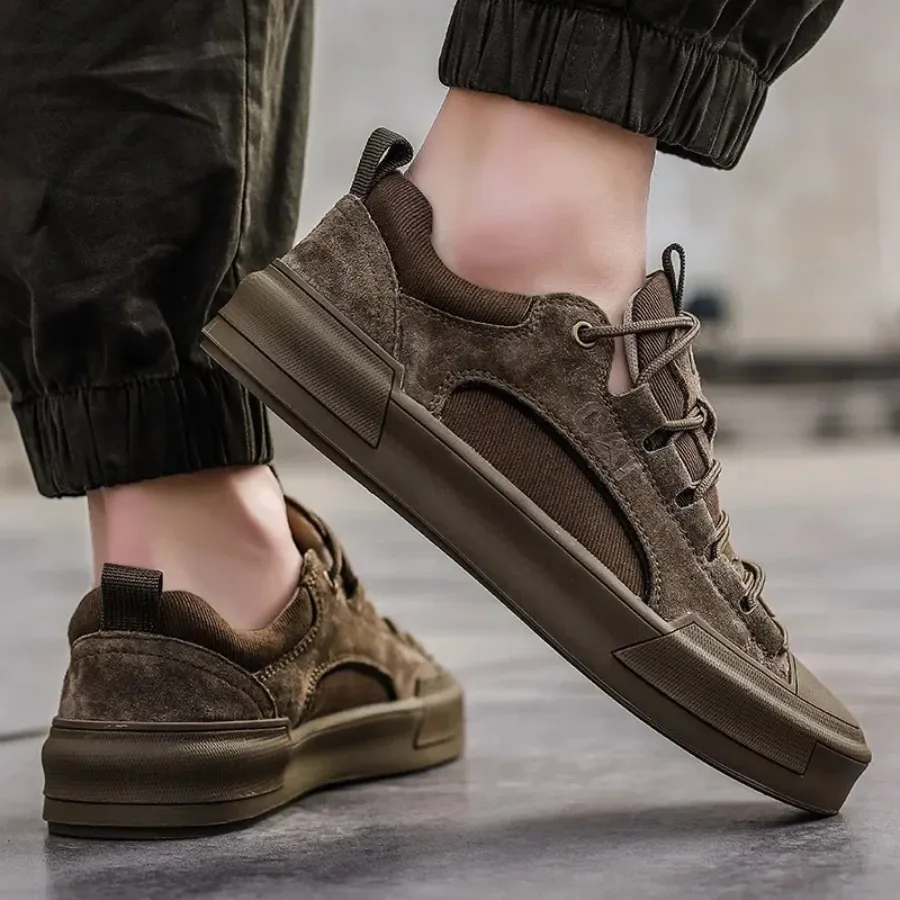 Woudorf -  Heren Schoenen - Stijlvolle Casual Sneakers met Duurzame Rubberzool
